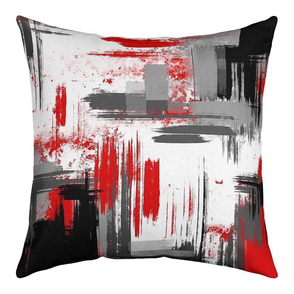 9722 Abstract Throw Pillow Cover 20"x20" Soft Modern Abstract Art Cushion